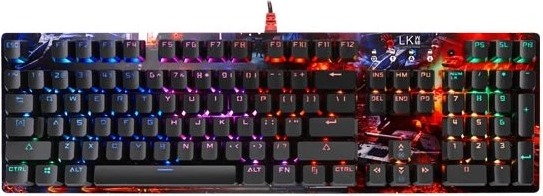 Клавиатура Bloody B810R Battlefield, Черный детальное изображение - 2