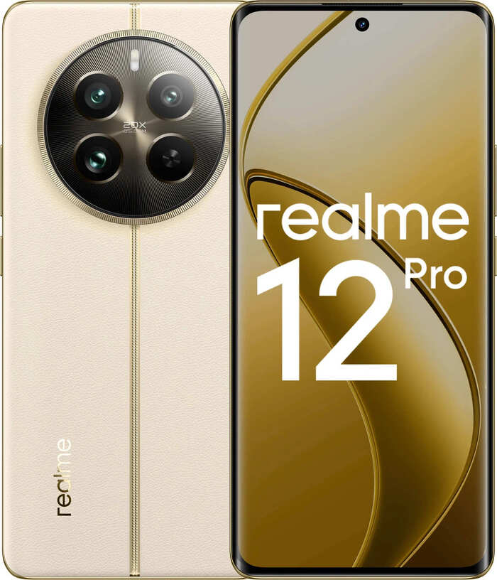 Смартфон Realme 12 Pro 512 ГБ, Бежевый, Dual nano SIM №1