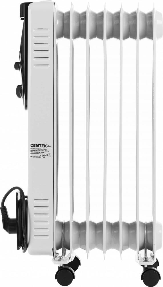 Масляный радиатор Centek CT-6200, Белый №3