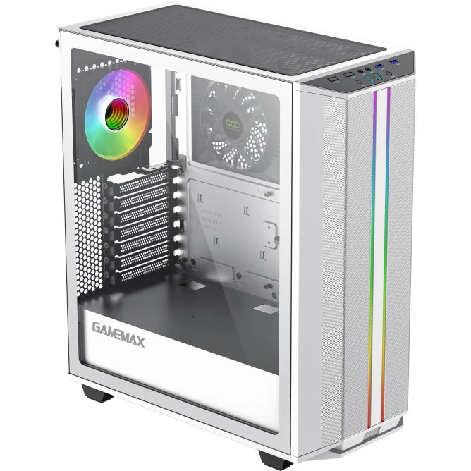 Корпус GameMax T808 Precision COC, Белый детальное изображение - 2