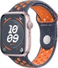 Умные часы Apple Watch Series 9 Pink Aluminum Case GPS + Cellular with Nike Sport Band Blue Flame, 41 mm, Голубое пламя вариант - 1