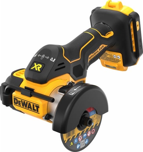 Аккумуляторная отрезная машина Dewalt DCS438E2T, с 2 АКБ 1.7 Ач и ЗУ, в кейсе TSTAK DCS438E2T-QW, 76 мм, 20000 об/мин, 550 Вт детальное изображение - 1