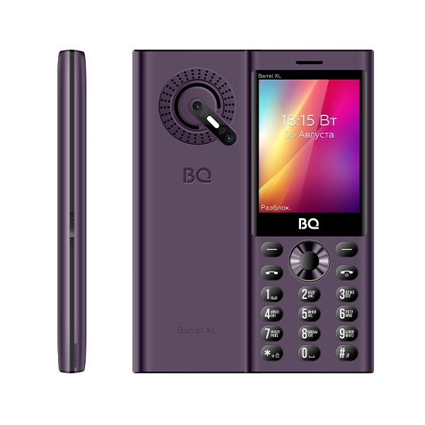 Мобильный телефон BQ 2832 Barrel XL, 32 Мб, Фиолетовый, Mini-SIM детальное изображение - 7
