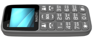 Мобильный телефон MAXVI B110, 32 Мб, Серый, Dual mini-SIM детальное изображение - 3