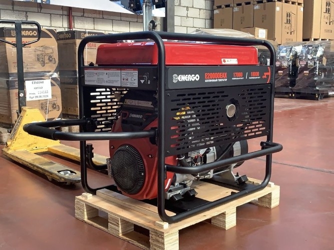 Генератор бензиновый ENERGO E20000EAX 000034197, 17 кВт, Красный детальное изображение - 5