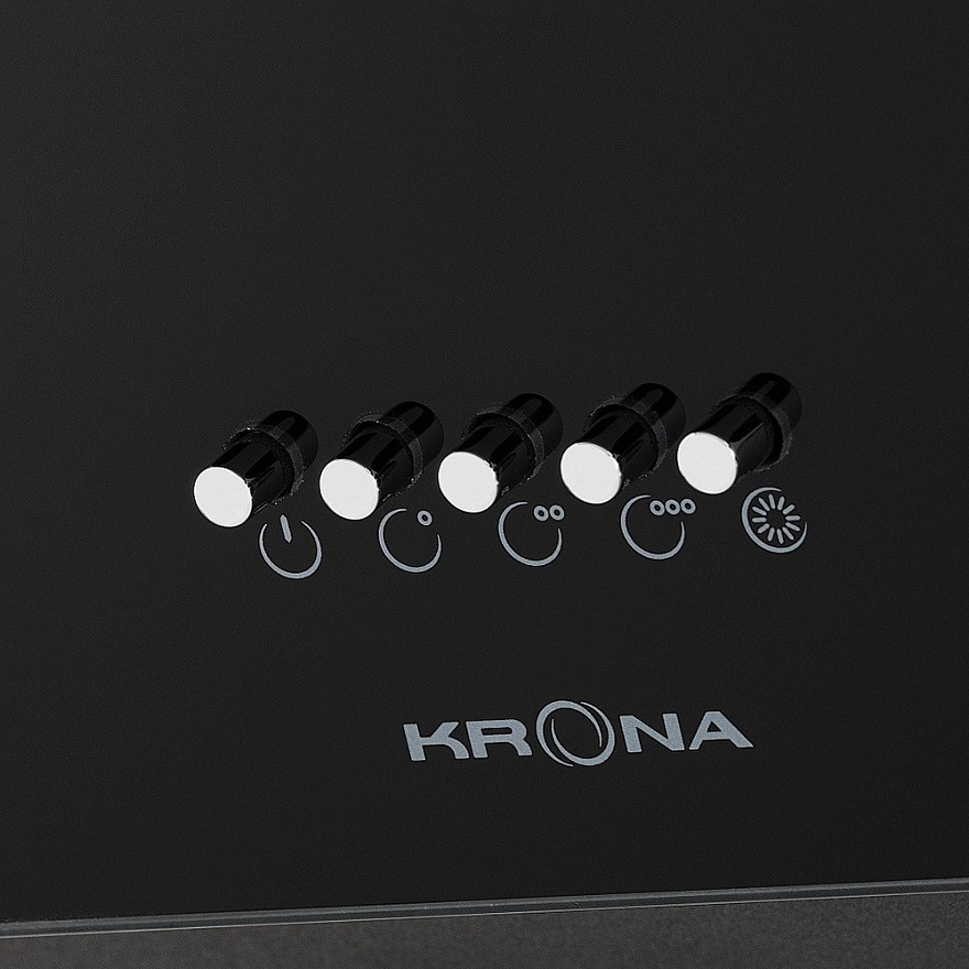 Вытяжка Krona POLLY 600 BLACK PB, Черный детальное изображение - 7