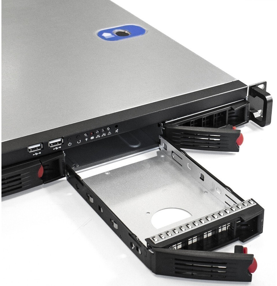 Серверный корпус ExeGate Pro 1U660-HS04/800ADS, 800 Вт, Черный детальное изображение - 8