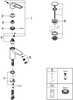 Смеситель Grohe Eurosmart 23980003 вариант - 7