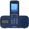 Мобильный телефон MAXVI RT-03 с док-станцией, 32 Мб, Синий, Dual mini-SIM вариант - 4