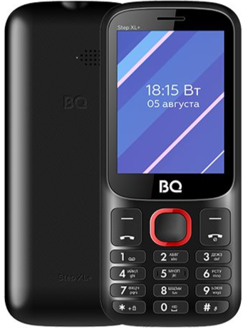 Мобильный телефон BQ 2820 Step XL+, 32 Мб, Черный/Красный, Dual mini-SIM детальное изображение - 5