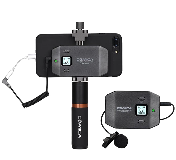 Радиосистема CoMica UHF CVM-WS50 B для смартфона, Черный детальное изображение - 1