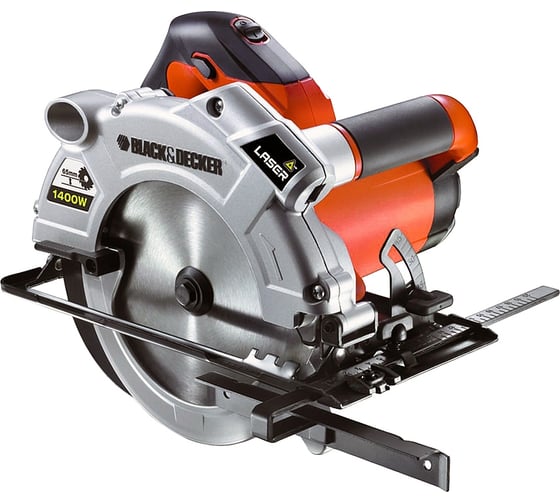 Дисковая пила BLACK&DECKER KS 1400L, 190 мм, 5000 об/мин, 1400 Вт детальное изображение - 1