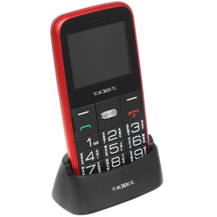 Мобильный телефон Texet TM-B227, 32 Мб, Красный, Dual mini-SIM №3