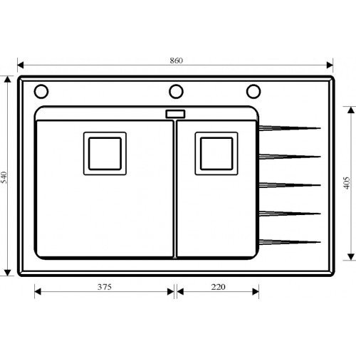 Кухонная мойка  детальное изображение - 2
