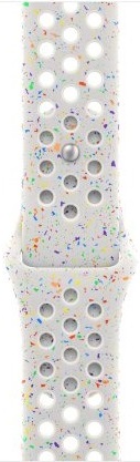 Умные часы Apple Watch Series 9 Midnight Aluminum Case with Nike Sport Band Pure Platinum, 45 mm, Чистая платина детальное изображение - 3