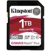 Карта памяти Kingston Canvas React Plus SD (SDR2V6/1TB), 1 Тб вариант - 1