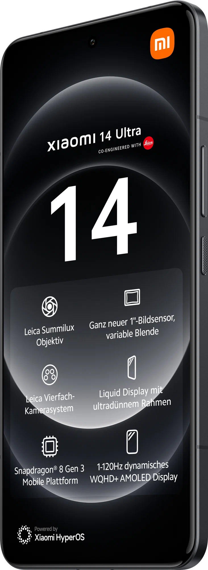 Смартфон Xiaomi 14 Ultra 256 ГБ, Черный, Dual nano SIM детальное изображение - 5