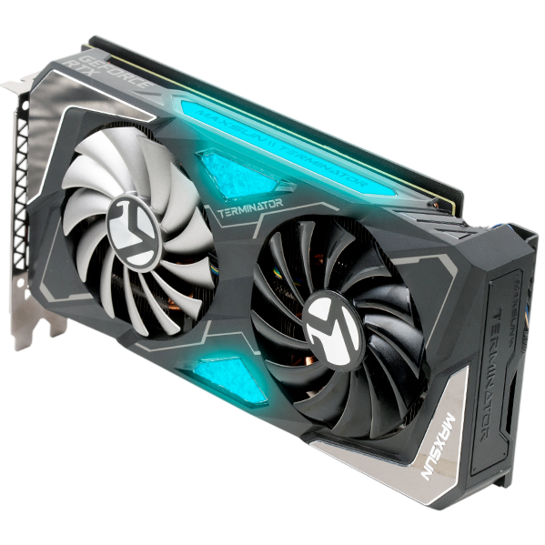 Видеокарта Maxsun NVIDIA GeForce RTX 3060, RTX3060TERMINATOR S1, OEM 12 ГБ, Серый детальное изображение - 1