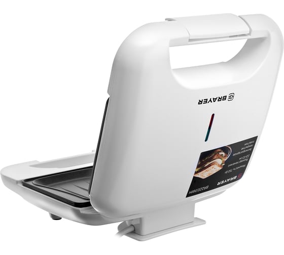 Сэндвичница BRAYER BR2203WH, Белый детальное изображение - 4