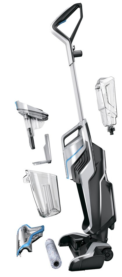 Пылесос вертикальный BISSELL Cordless CrossWave 2582-N, Серебристый детальное изображение - 5
