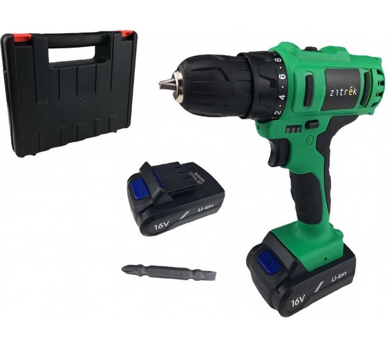 Аккумуляторная дрель-шуруповерт Zitrek Greenpower 16-Li 063-4075, 32 Нм, 16 В детальное изображение - 3