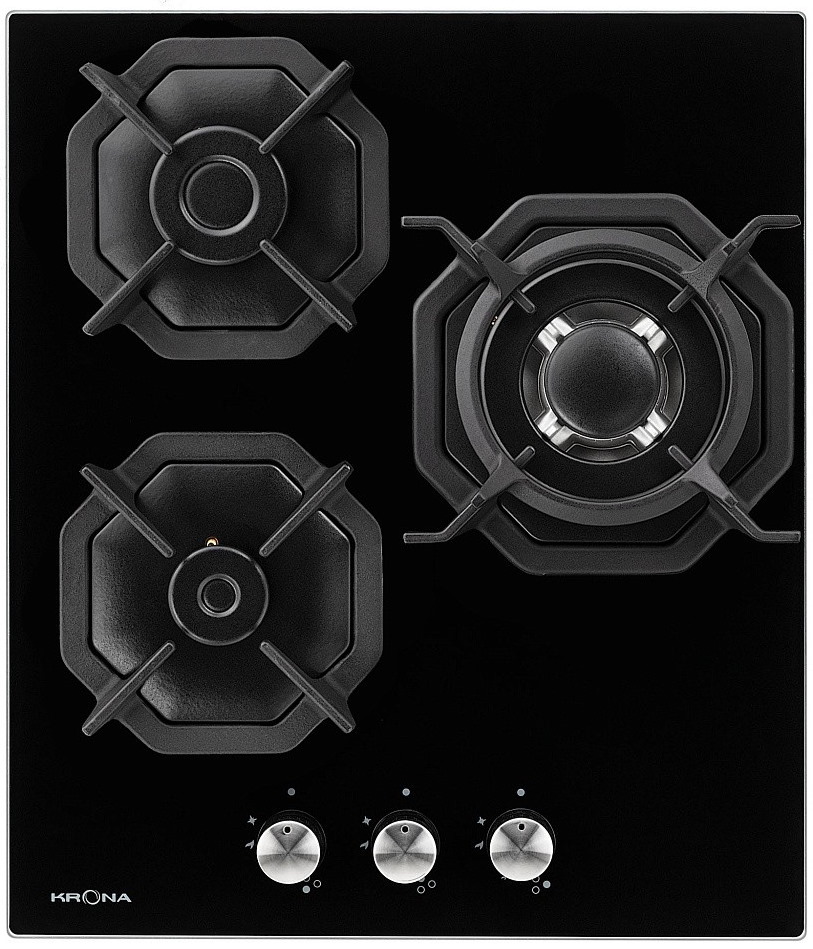 Варочная поверхность Krona ALBERO 45 BL, Черный детальное изображение - 2