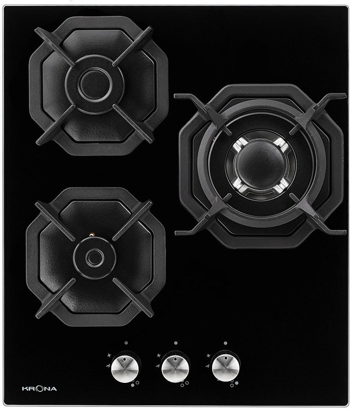 Варочная поверхность Krona ALBERO 45 BL, Черный №2