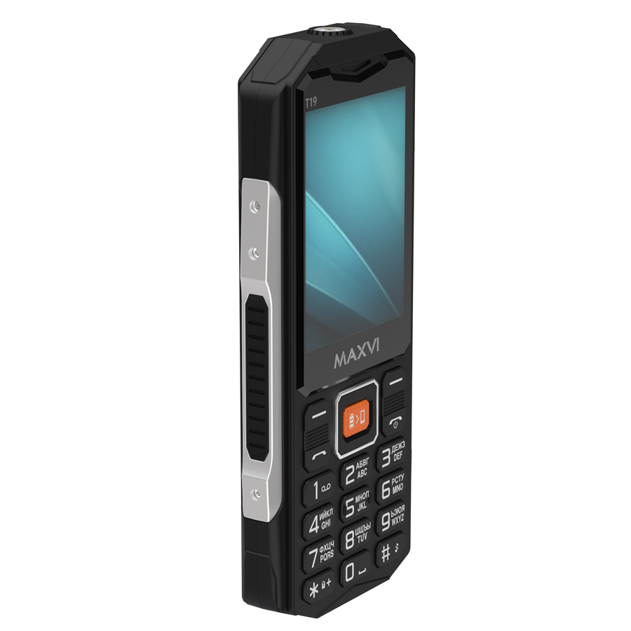 Мобильный телефон MAXVI T19, 32 Мб, Черный, Dual mini-SIM детальное изображение - 2