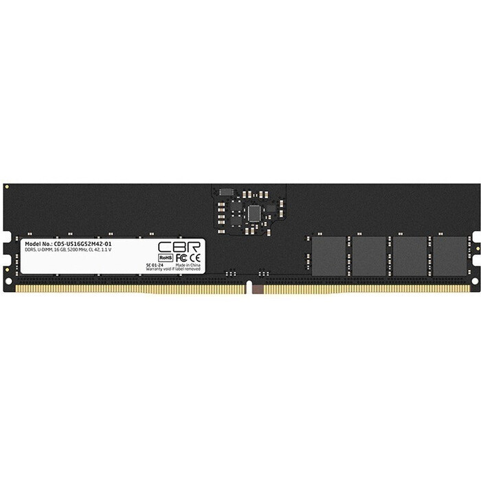 Оперативная память CBR DDR5 5200MHz, CD5-US16G52M42-011, 16 Гб №1