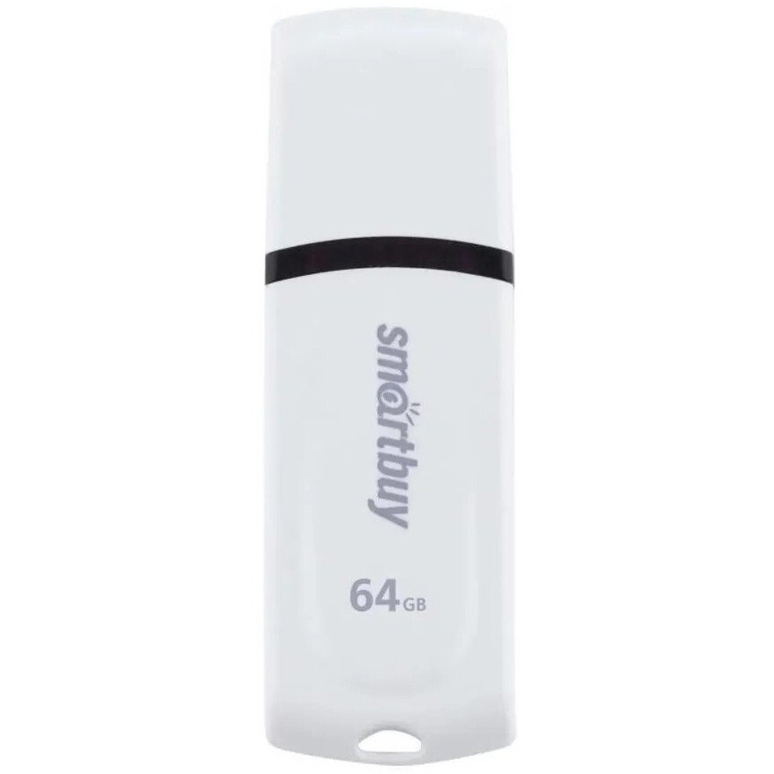 USB Flash накопитель SmartBuy Paean (SB64 ГБPN-W) 64 ГБ, белый детальное изображение - 2