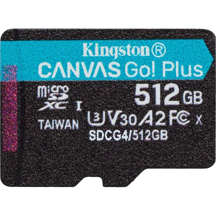 Карта памяти Kingston Canvas Go! Plus MicroSD (SDCG4/512GBSP), 512 Гб №2
