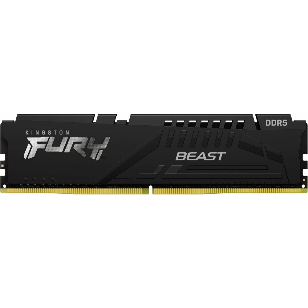 Оперативная память Kingston Fury Beast Black DDR5 6000MHz, KF560C30BBE-8, 8 Гб детальное изображение - 1
