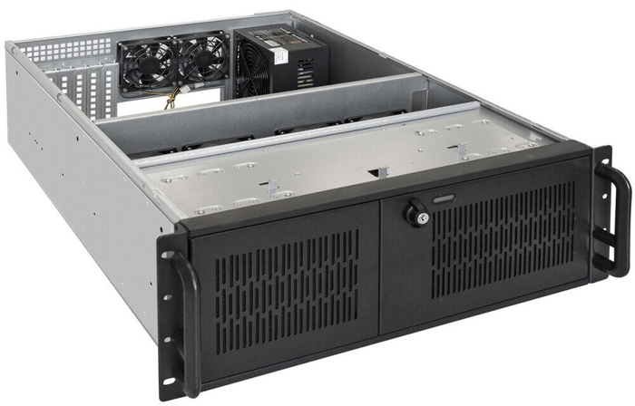 Серверный корпус ExeGate Pro 4U650-010/4U4139L/800PAS, 800 Вт, Черный №2