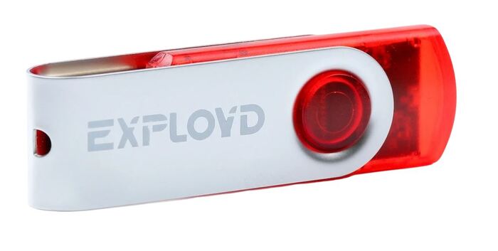 USB Flash накопитель Exployd 530 32 ГБ, красный №1