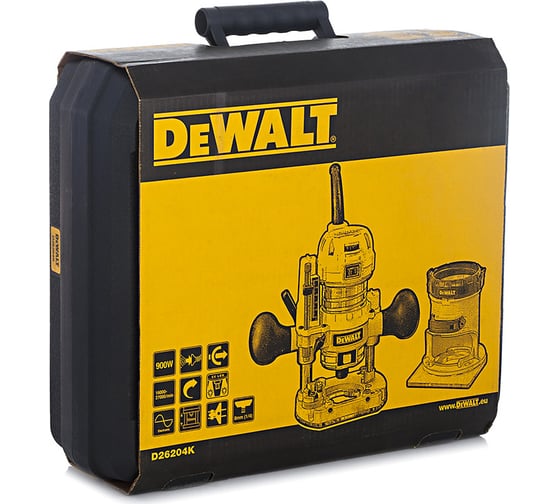 Фрезер DEWALT D 26204 K, 900 Вт, Желтый детальное изображение - 2