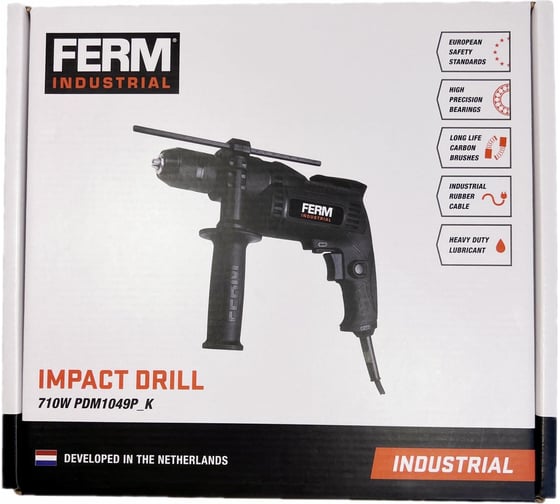 Ударная дрель FERM PDM1049P_K, 710 Вт детальное изображение - 3