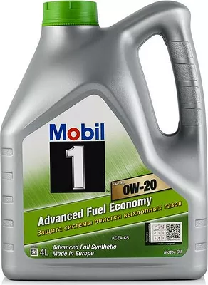 Моторное масло Mobil ESP X2 0W-20, 153791A, 4 л  детальное изображение - 1