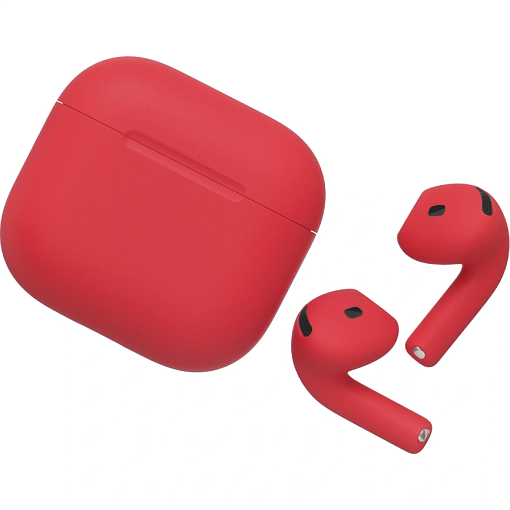 Беспроводные наушники Apple AirPods 4 ANC Color, Красный матовый детальное изображение - 3