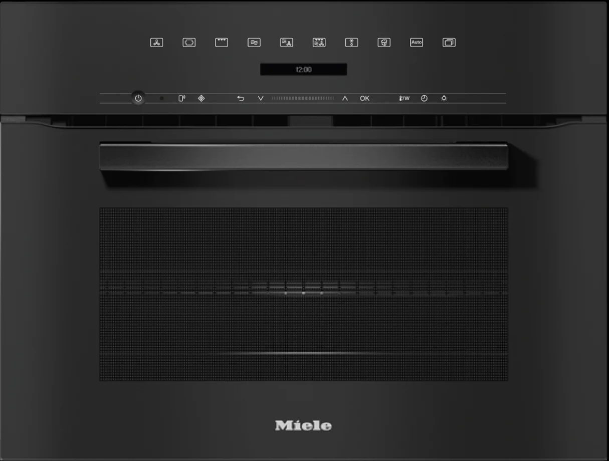 Духовой шкаф с СВЧ Miele H7240BM OBSW, Черный обсидиан детальное изображение - 3