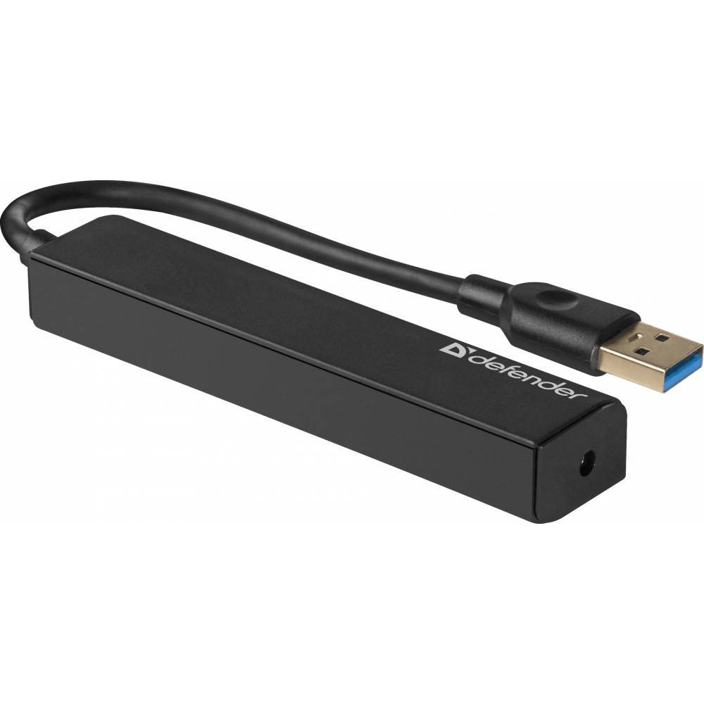 USB-концентратор Defender Quadro Express, Черный детальное изображение - 2
