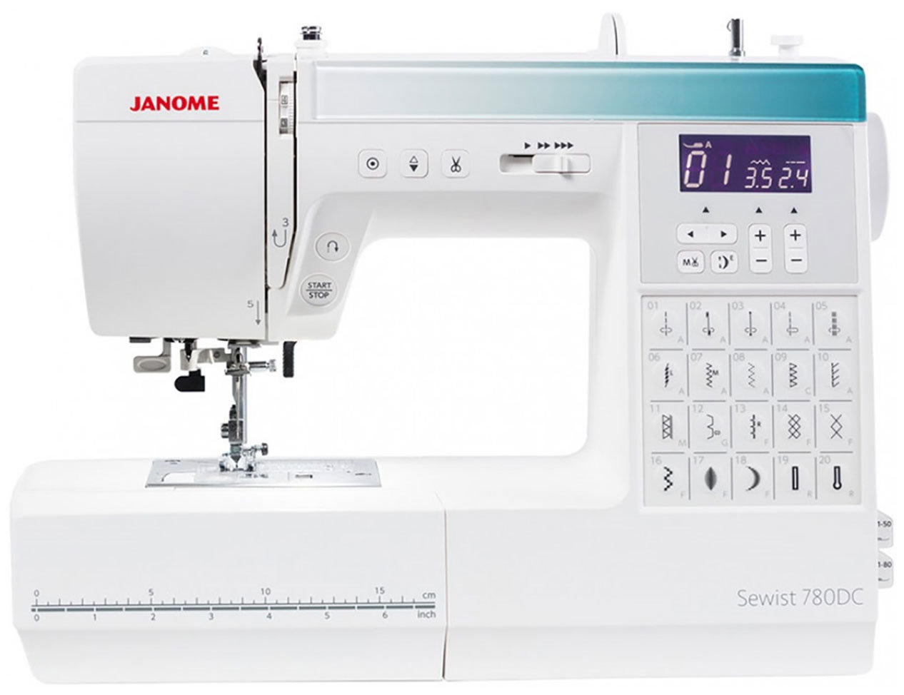 Швейная машина Janome Sewist 780DC, Белый детальное изображение - 1