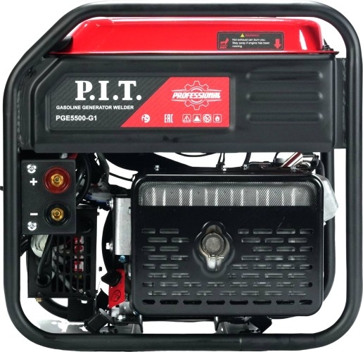 Сварочный генератор P.I.T. PGE5500-G1, 5 кВт, Черный детальное изображение - 6