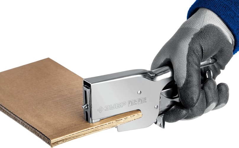 Скобозабиватель ручной для картона ЗУБР 31550_z01 детальное изображение - 4