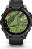 Смарт-часы Garmin Fenix 8 AMOLED Sapphire DLC, 47 мм, угольно-черный, пепельно-черный силиконовый ремешок вариант - 2