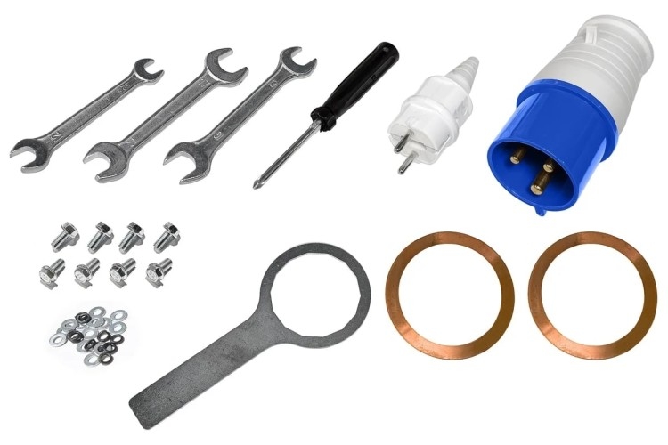 Генератор дизельный с воздушным охлаждением ТСС SDG 10000EHA 100137, открытый, 10 кВт, Синий детальное изображение - 4