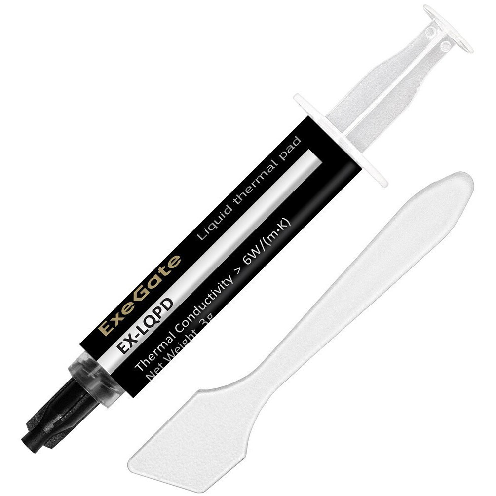 Жидкая термопрокладка ExeGate EX-LQPD, 3 г детальное изображение - 1