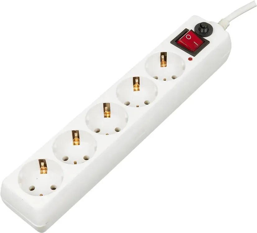 Сетевой фильтр Buro 500SH-5-W, 5 м, Белый детальное изображение - 2