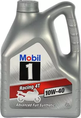 Моторное масло Mobil Racing 4T 10W-40, 4 л детальное изображение - 1