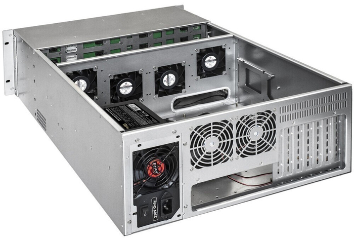 Серверный корпус ExeGate Pro 4U660-HS24/600ADS, 600 Вт, Черный №4