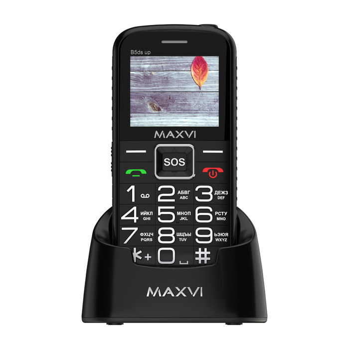 Мобильный телефон MAXVI B5ds up, 32 Мб, Черный, Dual mini-SIM №10